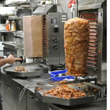 Chef´s Salad, Kebab & Pizza - Kebab-annokset